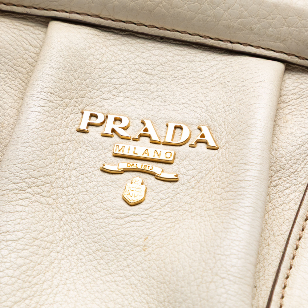 Pre-Loved Prada Vitello Daino Frame Tote - Picture 5 of 6